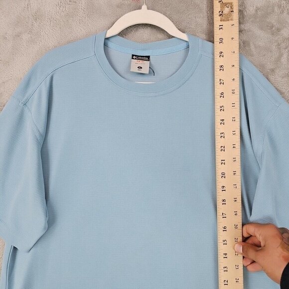Columbia XCO T-Shirt Mens Size XL Blue Modal Blend Lightweight Outdoor Acitve - Picture 5 of 9
